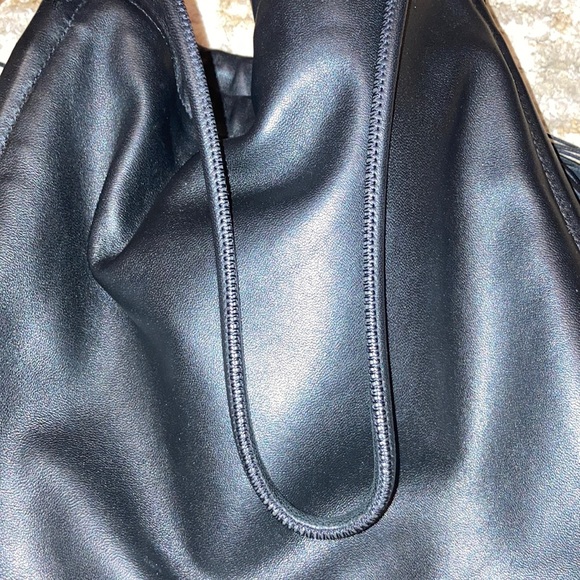 ✨SOLD✨ All Saints Black Leather purse with Tassels - Picture 10 of 16